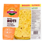 Crispy’s Besan Roti is a flavourful and healthy flatbread. Made with chickpea flour, this Roti provides more protein. Crispy’s Besan Roti can be served with dal and leafy green vegetables like spinach or with yogurt.