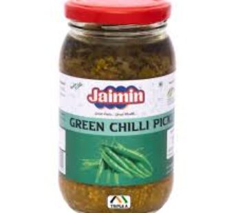 Jaimin Green Chilli Pickle 400g